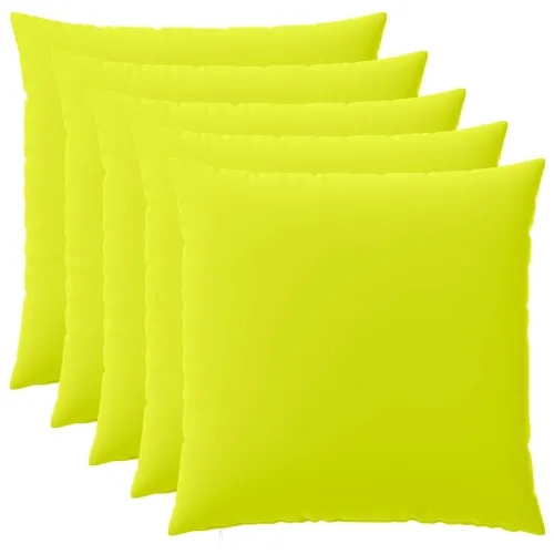 Presvlaka za jastuk 6 pcs HEERLEN Svijetlo zelena. 80 x 80 cm - Svjetlozelena 80 x 80 cm 6 Cijena