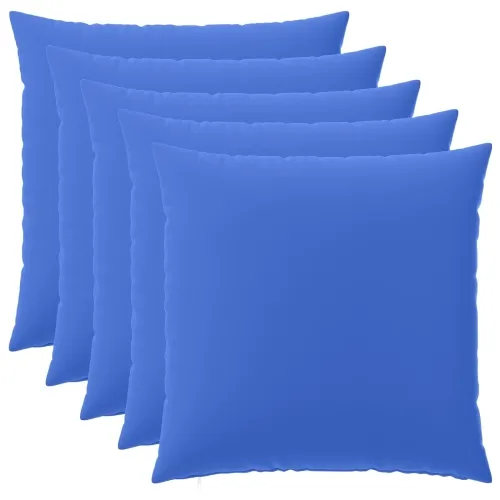 Presvlaka za jastuk 6 pcs HEERLEN Kraljevsko plava 80 x 80 cm - Kraljevski plava 80 x 80 cm 6 Cijena