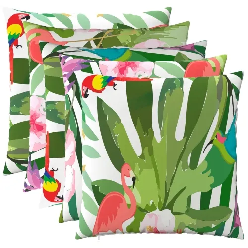 Presvlaka za jastuk 6 pcs HEERLEN Šareni 80 x 80 cm Poliester - Šareni 80 x 80 cm 6 Cijena
