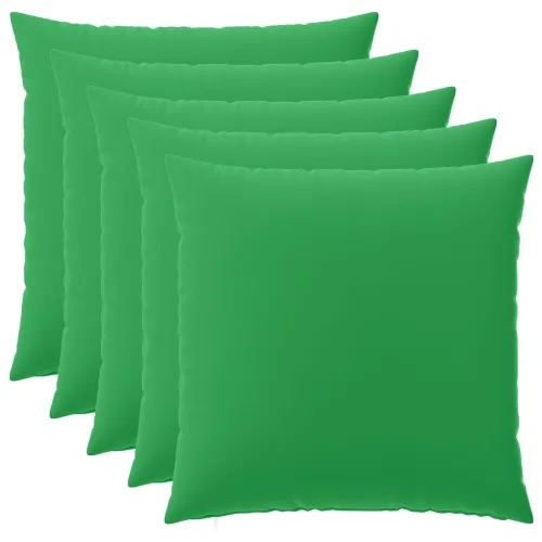 Presvlaka za jastuk 6 pcs HEERLEN Zelena 80 x 80 cm Poliester - Zelena 80 x 80 cm 6 Cijena