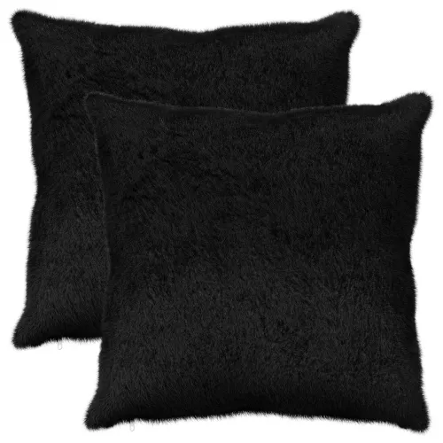 Presvlaka za jastuk 2 kom. HEERLEN Crna 80 x 80 cm - Crna 80 x 80 cm 2 Cijena