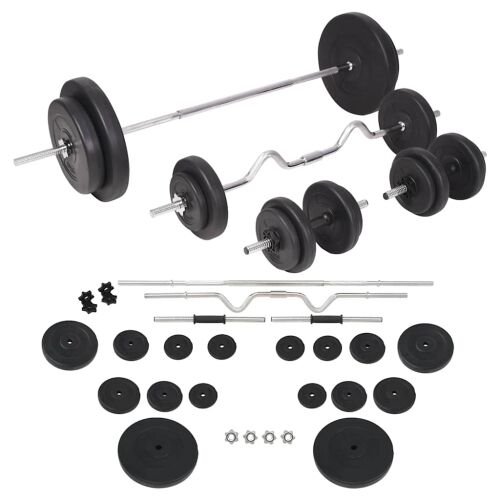 Set šipki i utega 90 kg - 90 kg 1 Cijena