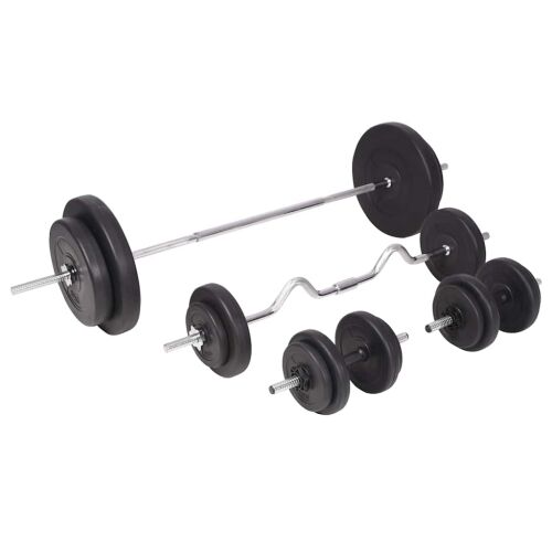 Set šipki i utega 90 kg - 90 kg 1 Cijena
