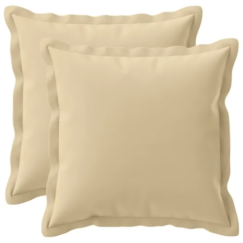 Presvlaka za jastuk 2 kom. HOUTEN Bež 30 x 30 cm Poliester - Bež 30 x 30 cm 2 Cijena