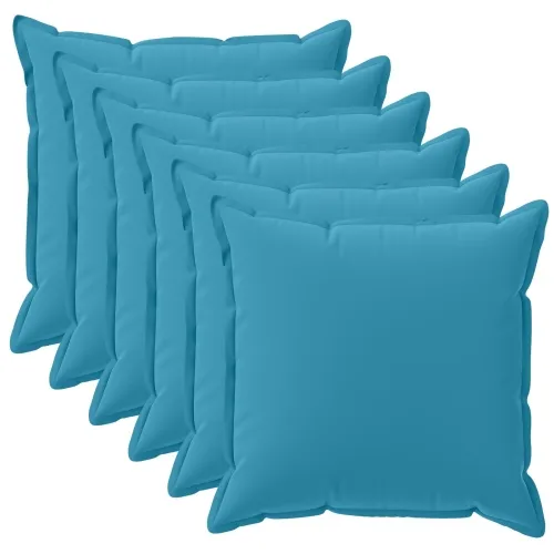 Presvlaka za jastuk 6 kom. HOUTEN Svjetloplava 30 x 30 cm - Svjetloplava 30 x 30 cm 6 Cijena