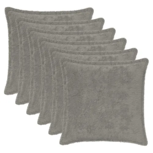 Presvlaka za jastuk 6 kom. HOUTEN Svjetlosiva 30 x 30 cm - Svjetlosiva 30 x 30 cm 6 Cijena
