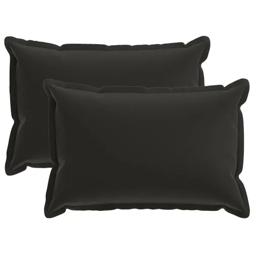 Presvlaka za jastuk 2 kom. HOUTEN Crna 30 x 50 cm Poliester - Crna 30 x 50 cm 2 Cijena