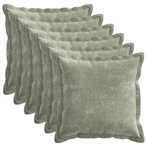 Presvlaka za jastuk 6 kom. HOUTEN Zelena 40 x 40 cm - Zelena 40 x 40 cm 6 Cijena