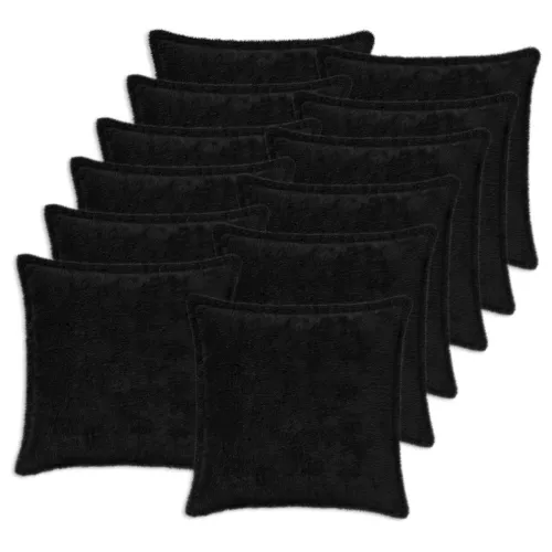 Presvlaka za jastuk 12 kom. HOUTEN Crna 40 x 40 cm - Crna 40 x 40 cm 12 Cijena