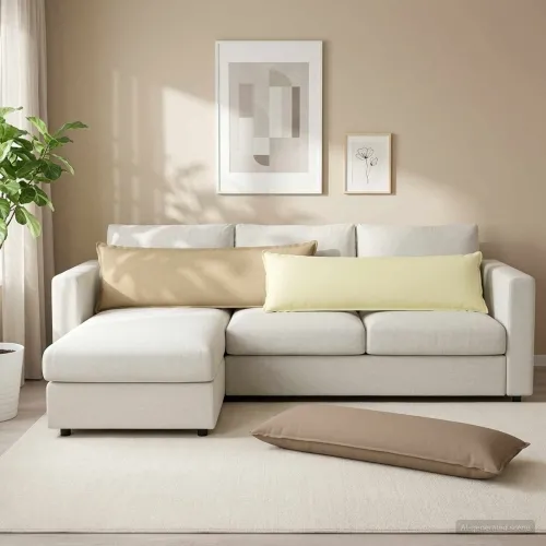 Presvlaka za jastuk 2 kom. HOUTEN Sivosmeđa 40 x 145 cm - Sivosmeđa 40 x 145 cm 2 Cijena