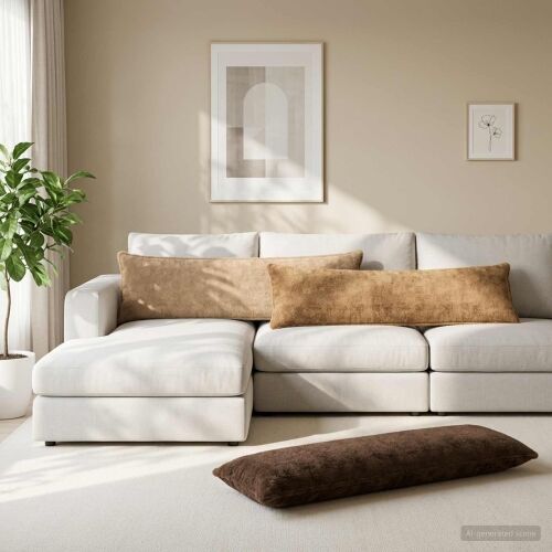 Presvlaka za jastuk HOUTEN Krem 40 x 145 cm Umjetna Zecja Krzna - Krem 40 x 145 cm 1 Cijena