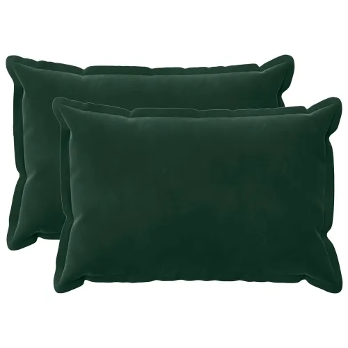 Presvlaka za jastuk 2 pcs HOUTEN Tamnozelena 40 x 60 cm Baršun - Tamnozelena 40 x 60 cm 2 Cijena