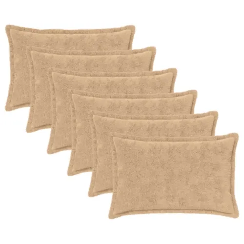 Presvlaka za jastuk 6 kom. HOUTEN Krem 40 x 60 cm - Krem 40 x 60 cm 6 Cijena