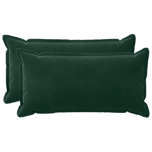 Presvlaka za jastuk 2 pcs HOUTEN Tamnozelena 40 x 70 cm Baršun - Tamnozelena 40 x 70 cm 2 Cijena