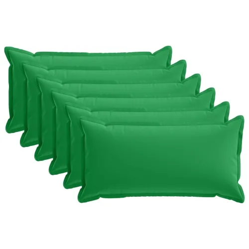 Presvlaka za jastuk 6 kom. HOUTEN Zelena 40 x 70 cm Poliester - Zelena 40 x 70 cm 6 Cijena