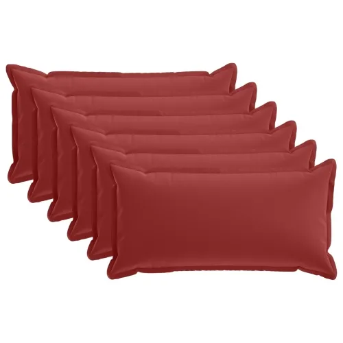 Presvlaka za jastuk 6 kom. HOUTEN Vinska crvena 40 x 70 cm - boja crnog vina 40 x 70 cm 6 Cijena