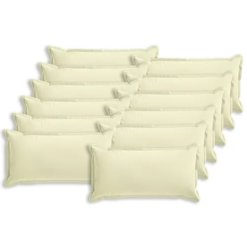 Presvlaka za jastuk 12 kom. HOUTEN Krem 40 x 80 cm Poliester - Krem 40 x 80 cm 12 Cijena