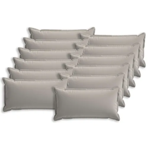 Presvlaka za jastuk 12 kom. HOUTEN Siva 40 x 80 cm Poliester - Siva 40 x 80 cm 12 Cijena