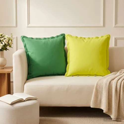 Presvlaka za jastuk 6 kom. HOUTEN Svijetlo zelena. 45 x 45 cm - Svjetlozelena 45 x 45 cm 6 Cijena