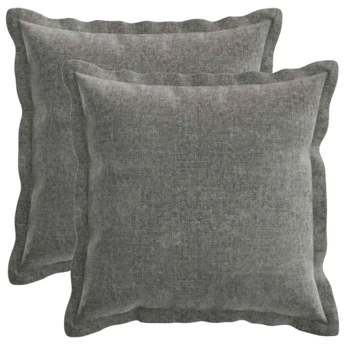 Presvlaka za jastuk 2 kom. HOUTEN Tamnosiva 50 x 50 cm - Tamnosiva 50 x 50 cm 2 Cijena