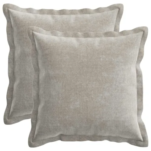Presvlaka za jastuk 2 kom. HOUTEN Svjetlosiva 50 x 50 cm - Svjetlosiva 50 x 50 cm 2 Cijena