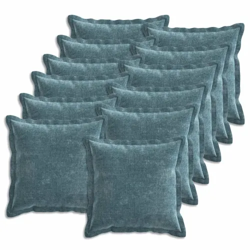 Presvlaka za jastuk 12 kom. HOUTEN Plava 50 x 50 cm - Plava 50 x 50 cm 12 Cijena
