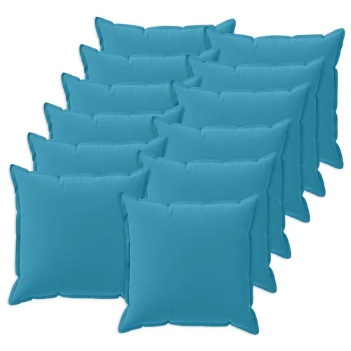 Presvlaka za jastuk 12 kom. HOUTEN Svjetloplava 50 x 50 cm - Svjetloplava 50 x 50 cm 12 Cijena