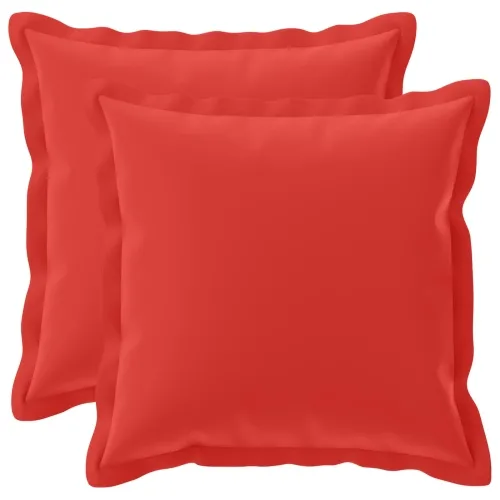 Presvlaka za jastuk 2 kom. HOUTEN Crvena 50 x 50 cm Poliester - Crvena 50 x 50 cm 2 Cijena