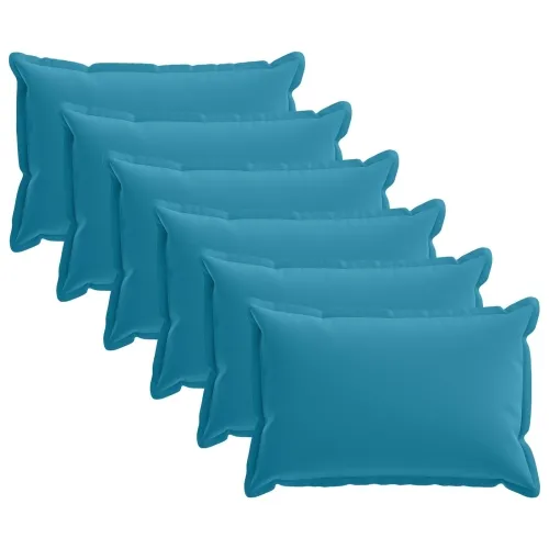 Presvlaka za jastuk 6 kom. HOUTEN Svjetloplava 50 x 80 cm - Svjetloplava 50 x 80 cm 6 Cijena