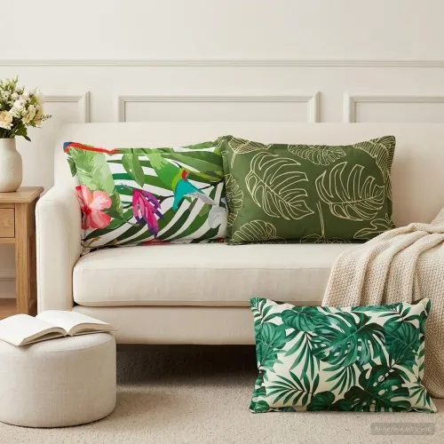 Presvlaka za jastuk 6 kom. HOUTEN Dizajn lista 50 x 80 cm - Dezen s listom 50 x 80 cm 6 Cijena