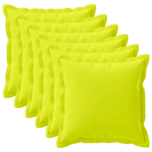 Presvlaka za jastuk 6 kom. HOUTEN Svijetlo zelena. 55 x 55 cm - Svjetlozelena 55 x 55 cm 6 Cijena