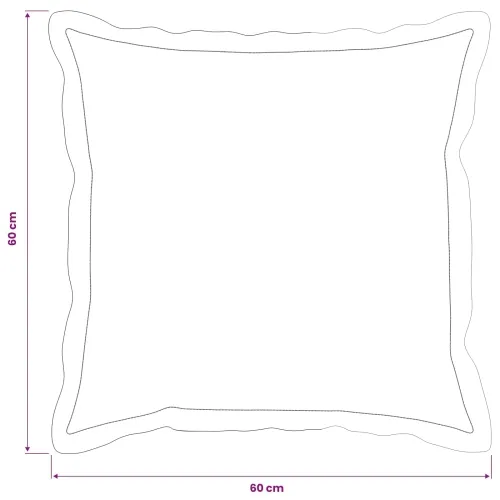 Presvlaka za jastuk 2 kom. HOUTEN Plava 60 x 60 cm - Plava 60 x 60 cm 2 Cijena