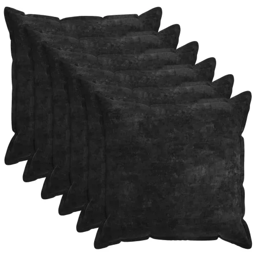 Presvlaka za jastuk 6 kom. HOUTEN Antracit 80 x 80 cm - Antracit 80 x 80 cm 6 Cijena