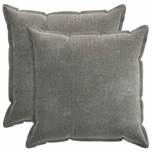 Presvlaka za jastuk 2 kom. HOUTEN Tamnosiva 80 x 80 cm - Tamnosiva 80 x 80 cm 2 Cijena