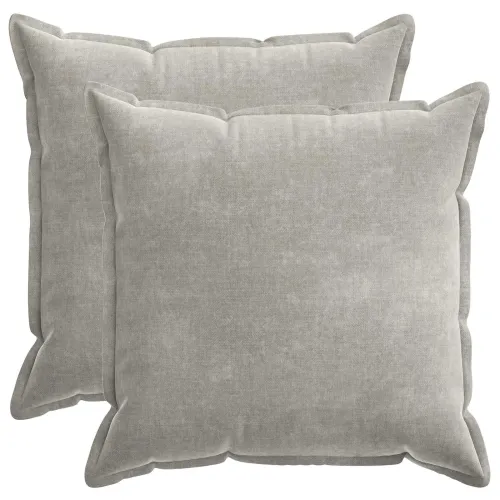 Presvlaka za jastuk 2 kom. HOUTEN Svjetlosiva 80 x 80 cm - Svjetlosiva 80 x 80 cm 2 Cijena