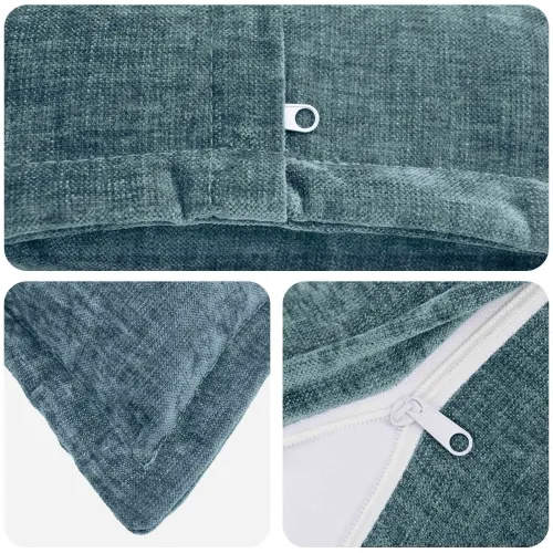 Presvlaka za jastuk 6 kom. HOUTEN Plava 80 x 80 cm - Plava 80 x 80 cm 6 Cijena