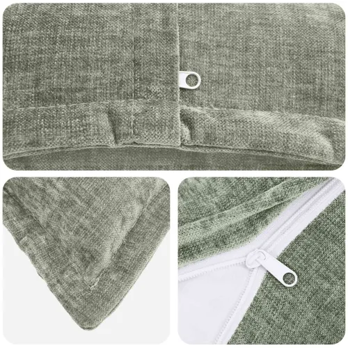 Presvlaka za jastuk 6 kom. HOUTEN Zelena 80 x 80 cm - Zelena 80 x 80 cm 6 Cijena