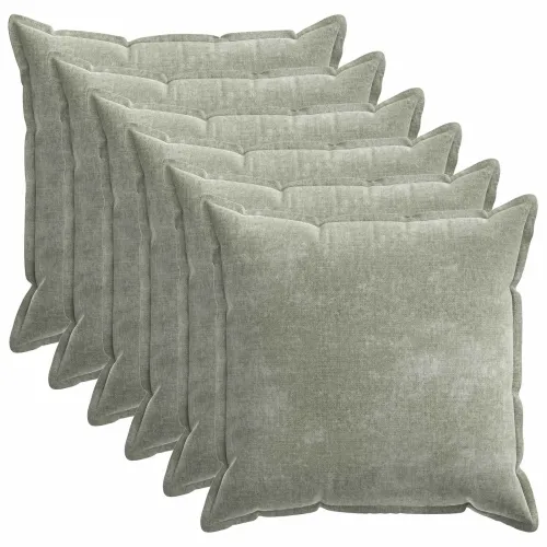 Presvlaka za jastuk 6 kom. HOUTEN Zelena 80 x 80 cm - Zelena 80 x 80 cm 6 Cijena