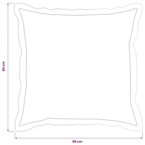 Presvlaka za jastuk 6 kom. HOUTEN Zelena 80 x 80 cm - Zelena 80 x 80 cm 6 Cijena