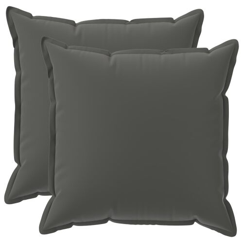 Presvlaka za jastuk 2 kom. HOUTEN Antracit 80 x 80 cm Poliester - Antracit 80 x 80 cm 2 Cijena