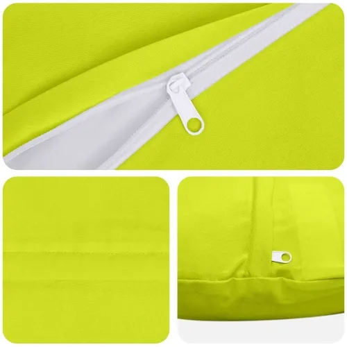 Presvlaka za jastuk 2 pcs HEERLEN Svijetlo zelena. Ø 30 cm - Svjetlozelena Ø 30 cm 2 Cijena
