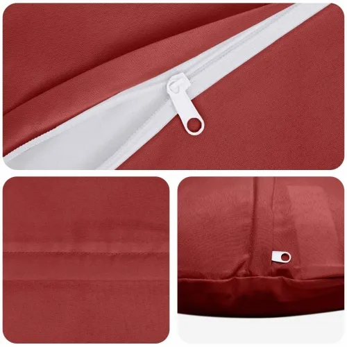 Presvlaka za jastuk 6 pcs HEERLEN Vinska crvena Ø 30 cm - boja crnog vina Ø 30 cm 6 Cijena