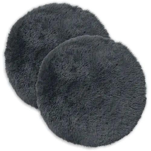 Presvlaka za jastuk 2 pcs HEERLEN Antracit Ø 30 cm PV flis - Antracit Ø 30 cm 2 Cijena