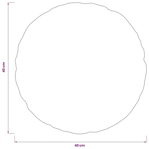Presvlaka za jastuk 2 kom. HEERLEN Smeđa Ø 40 cm - Smeđa Ø 40 cm 2 Cijena