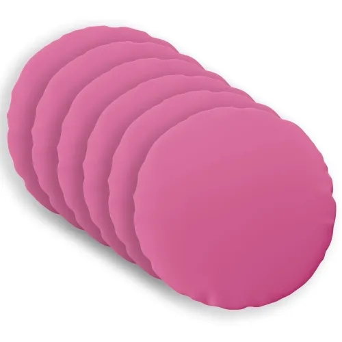 Presvlaka za jastuk 6 pcs HEERLEN Ružičasta Ø 40 cm Poliester - Ružičasta Ø 40 cm 6 Cijena