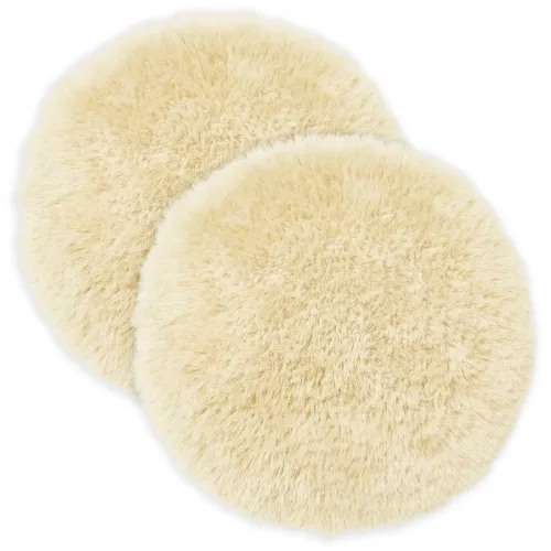 Presvlaka za jastuk 2 pcs HEERLEN Krem Ø 60 cm PV flis - Krem Ø 60 cm 2 Cijena