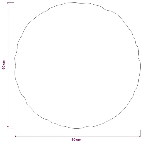 Presvlaka za jastuk 6 kom. HEERLEN Sivosmeđa Ø 60 cm - Sivosmeđa Ø 60 cm 6 Cijena