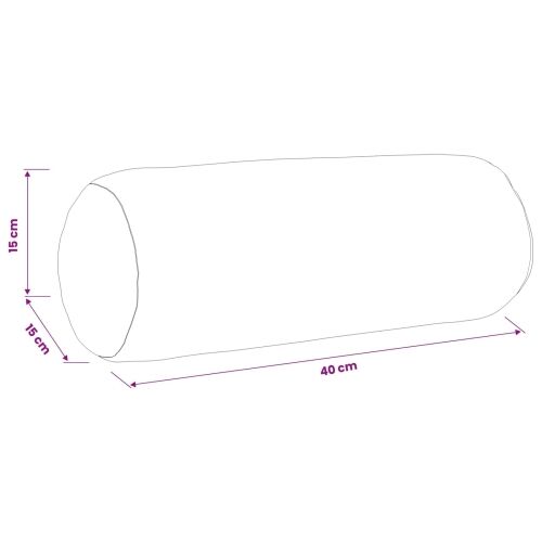 Presvlaka za jastuk 2 pcs HEERLEN Zelena Ø 15 x 40 cm Poliester - Zelena Ø 15 x 40 cm 2 Cijena
