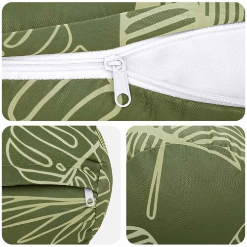 Presvlaka za jastuk 6 pcs HEERLEN Dizajn lista Ø 15 x 40 cm - Dezen s listom Ø 15 x 40 cm 6 Cijena