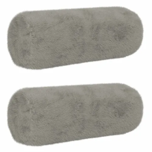 Presvlaka za jastuk 2 kom. HEERLEN Svjetlosiva Ø 15 x 40 cm - Svjetlosiva Ø 15 x 40 cm 2 Cijena